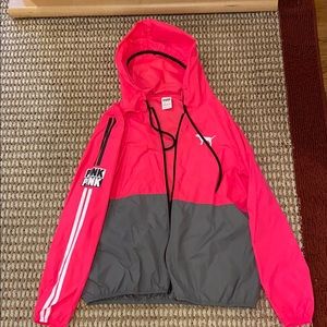 windbreaker jacket with hood